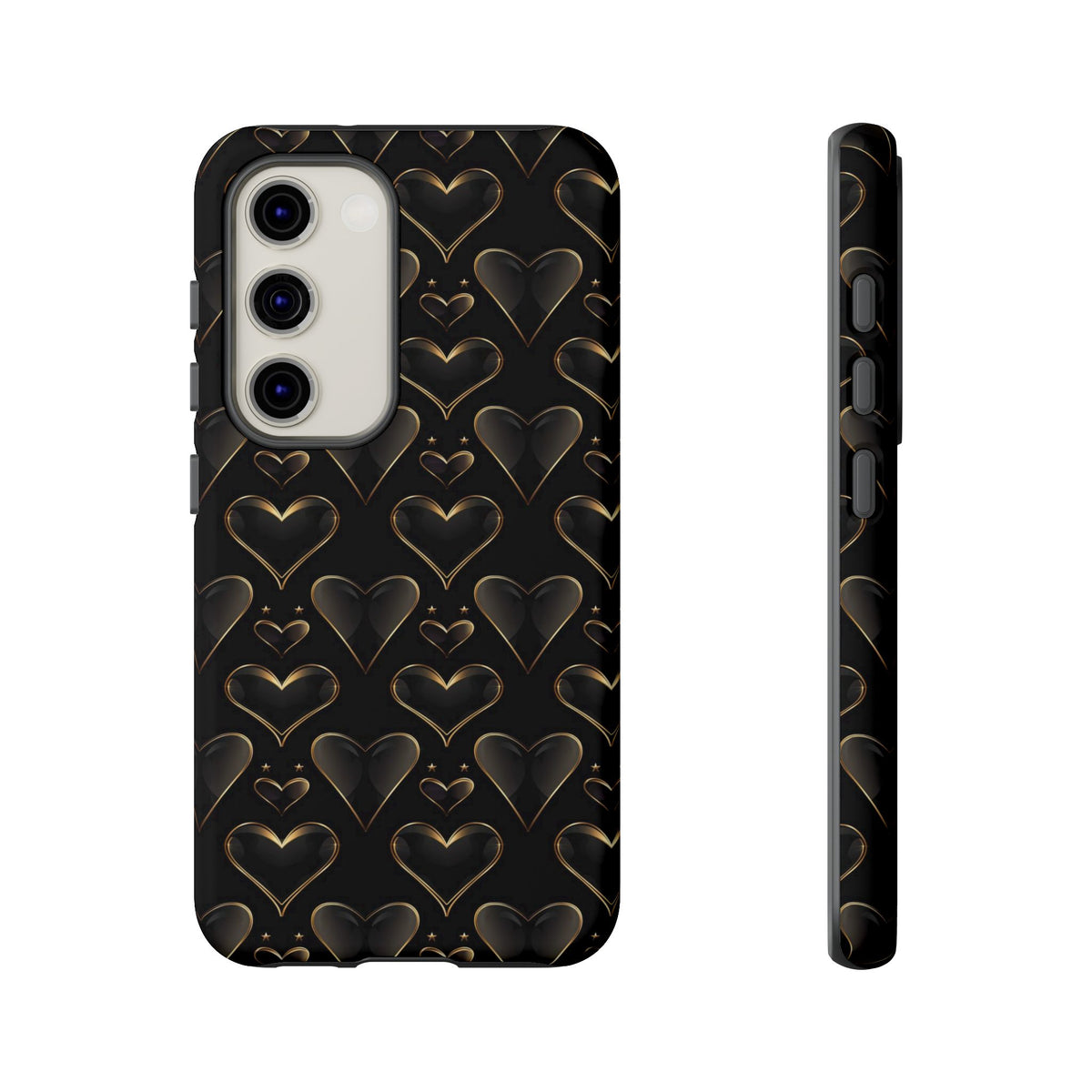 Heart Pattern Phone Case – Stylish & Loving Design for Your Device 362