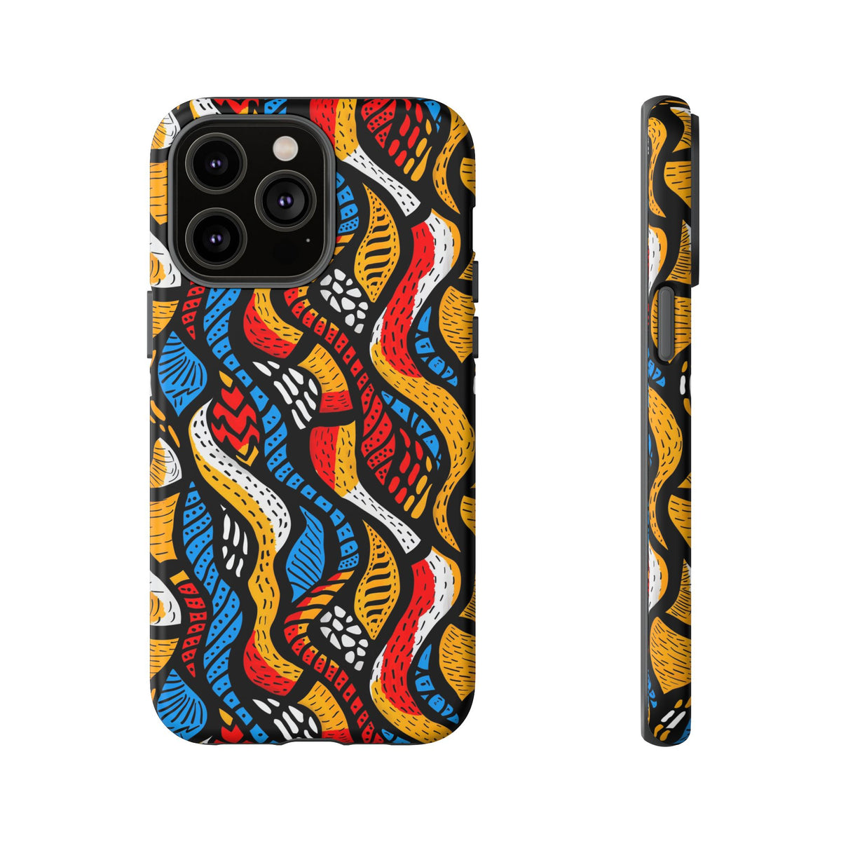 Stylish African Pattern Phone Case – Unique and Vibrant Protection 155