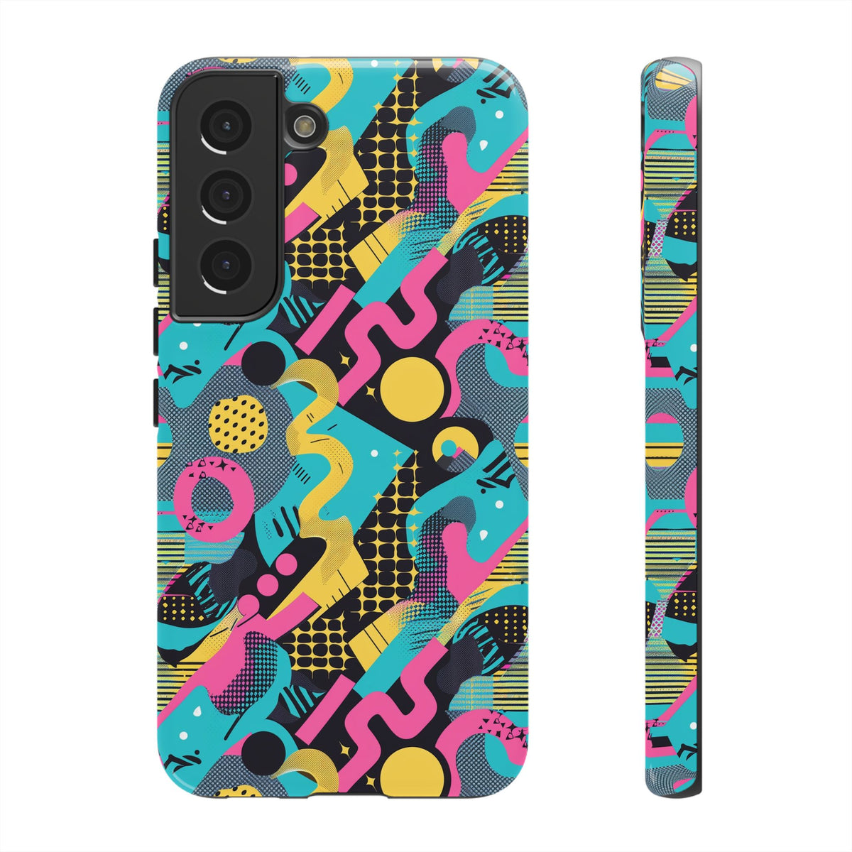 Retro 80s Seamless Phone Case – Vintage Style Meets Modern Protection 138