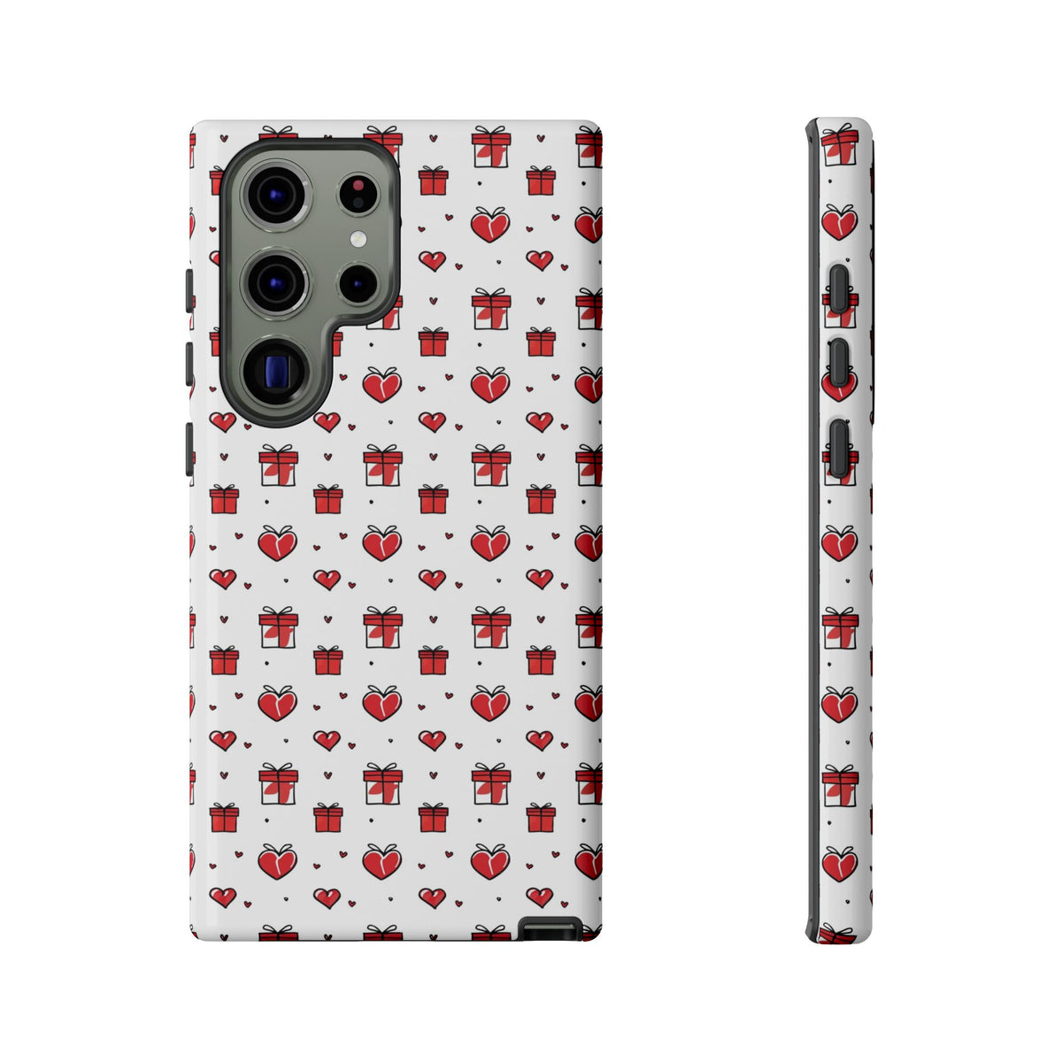 Heart Pattern Phone Case – Stylish & Loving Design for Your Device 234