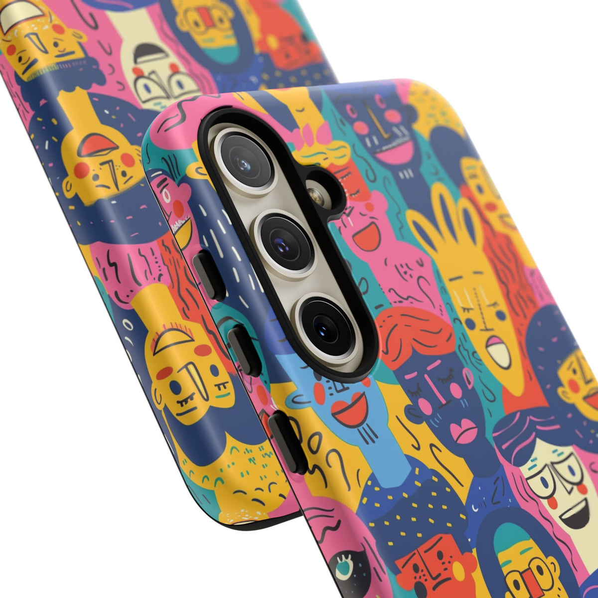 Happy Faces Phone Case – Joyful and Cheerful Design for a Bright Look 6