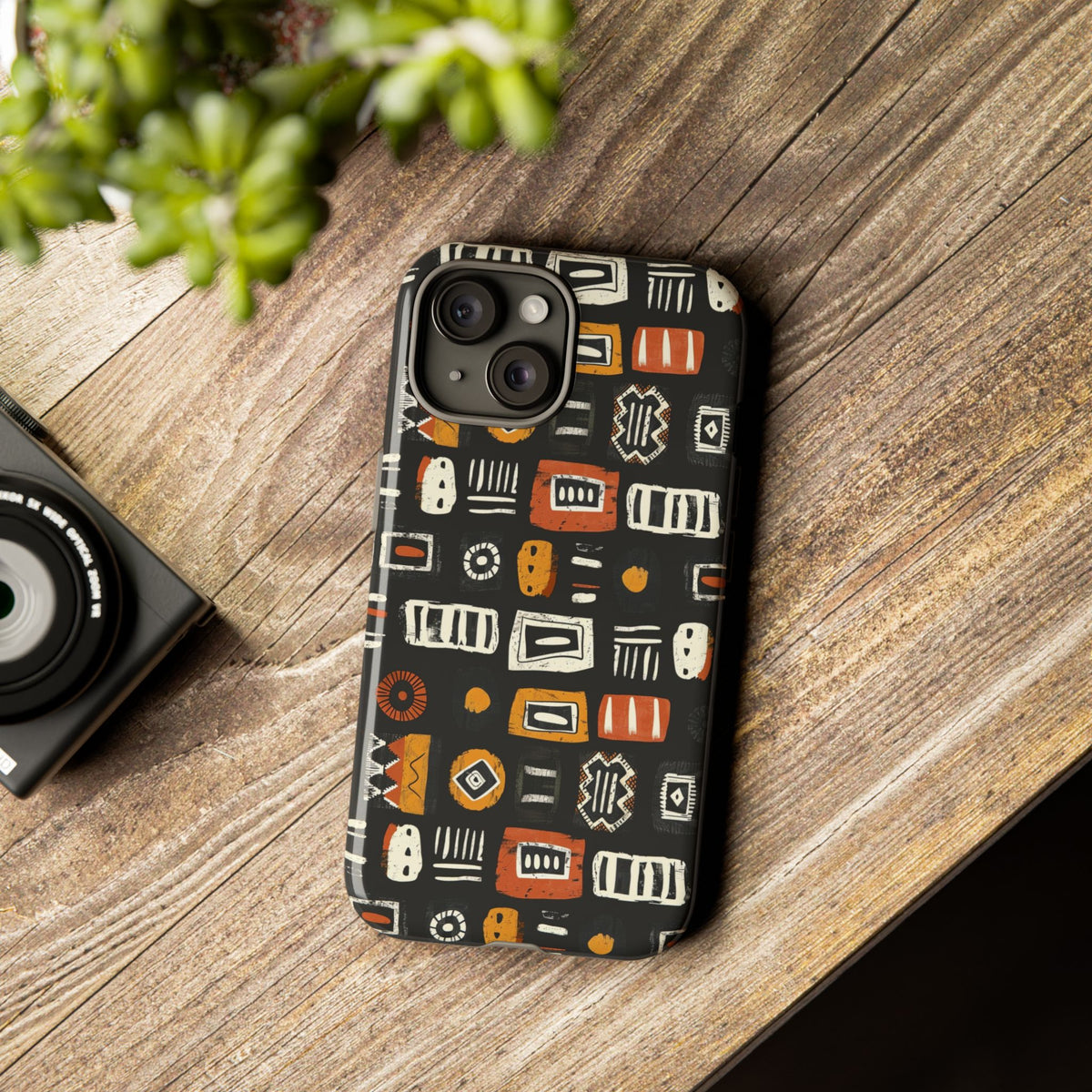 Stylish African Pattern Phone Case – Unique and Vibrant Protection 198