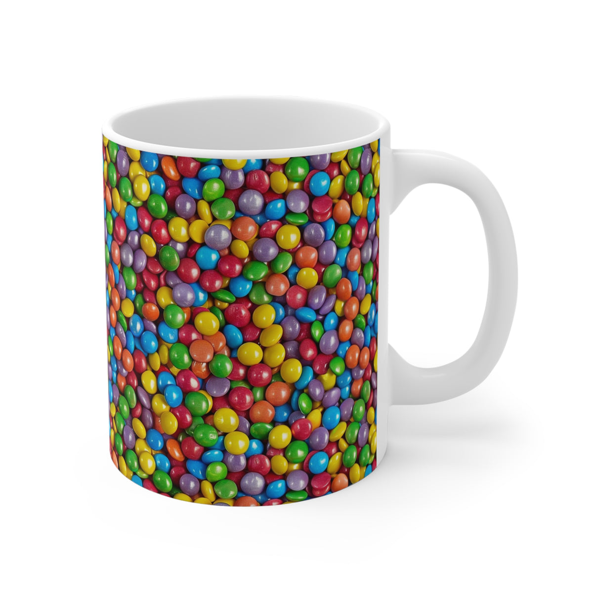 Colorful All-Over Candy Theme Coffee Mug Fun Ceramic Drinkware 031