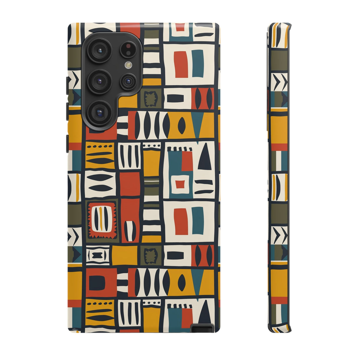 Stylish African Pattern Phone Case – Unique and Vibrant Protection 013