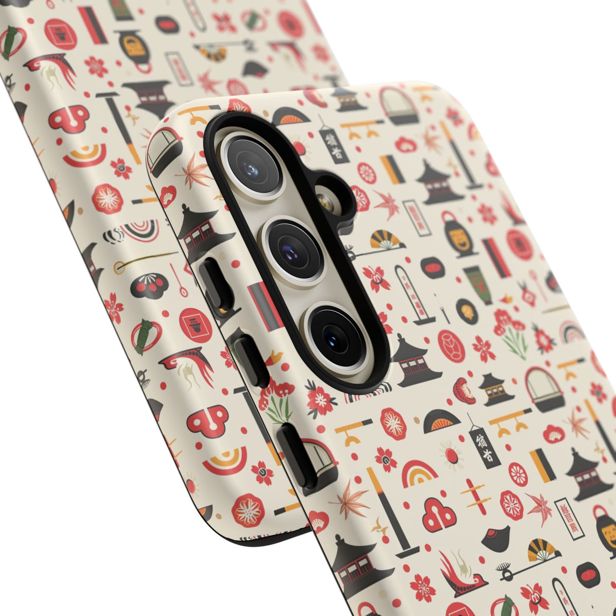 Japanese Pattern Phone Case – Elegant & Timeless Design for Your Phone 100