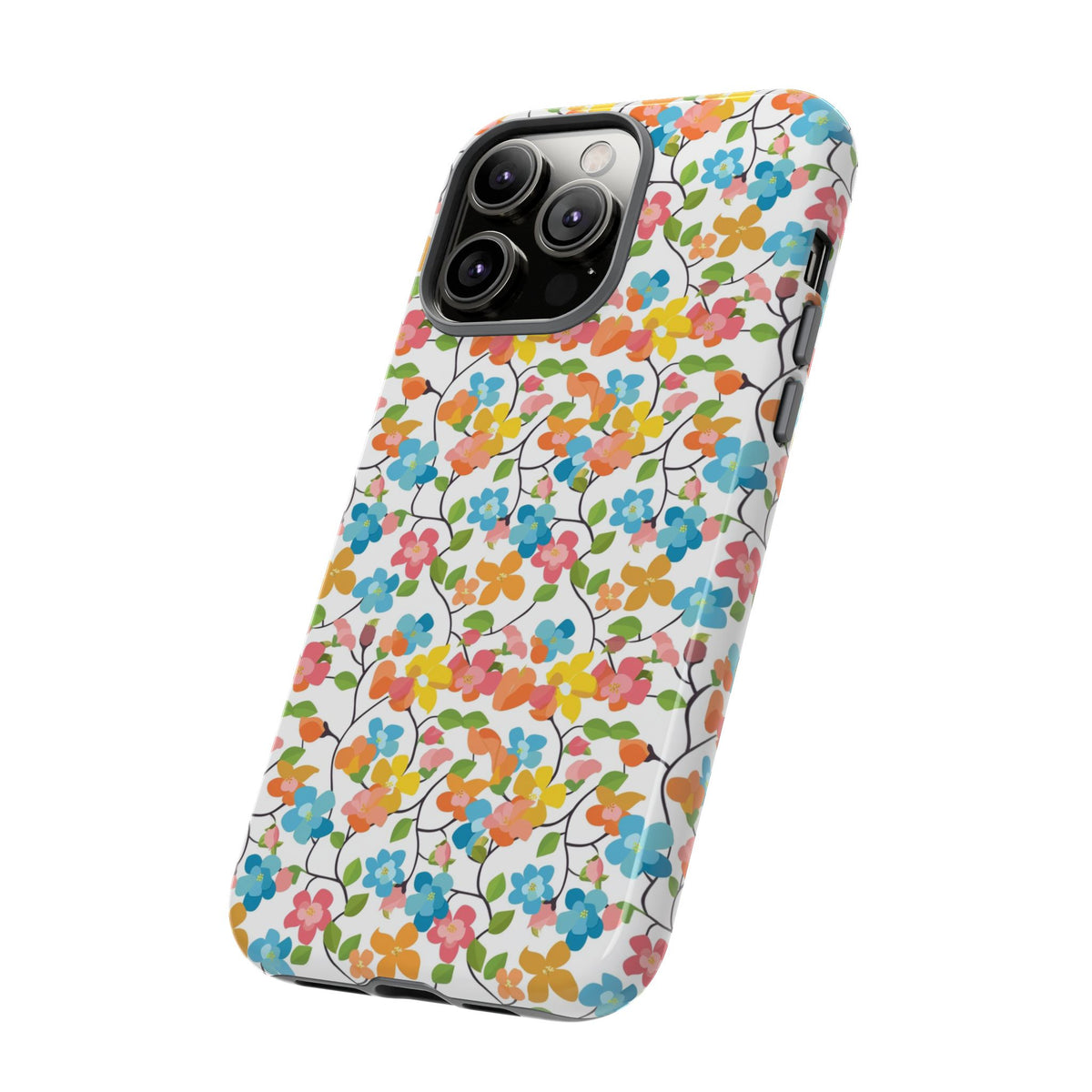 Spring Pattern Phone Case – Fresh & Vibrant Design for Your Phone 407