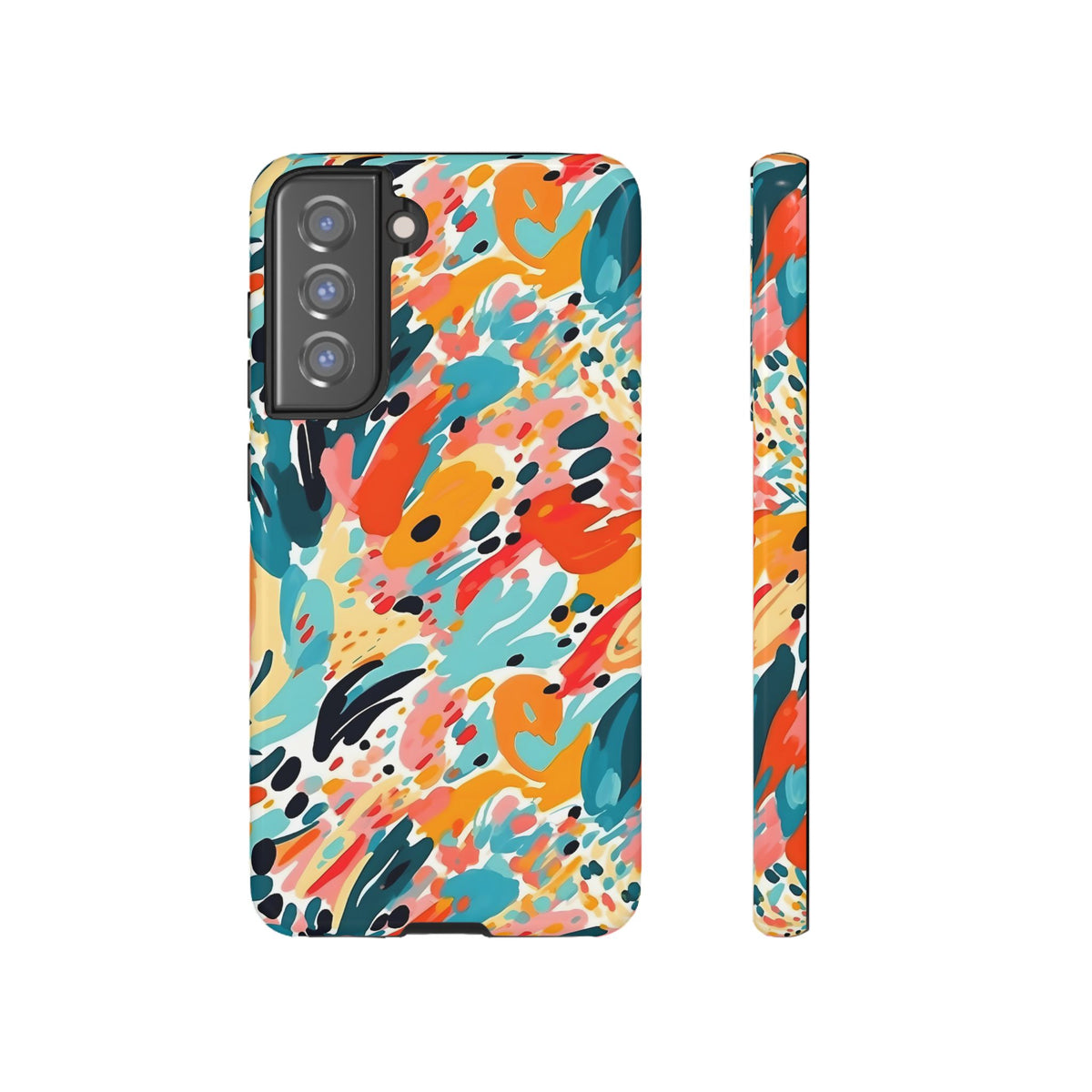 Abstract Painting Design Phone Case – Modern Art-Inspired Phone Cover 7