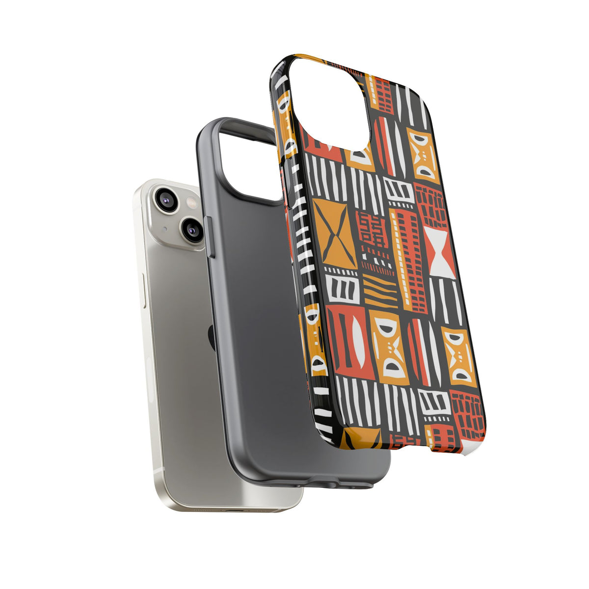 Stylish African Pattern Phone Case – Unique and Vibrant Protection 136