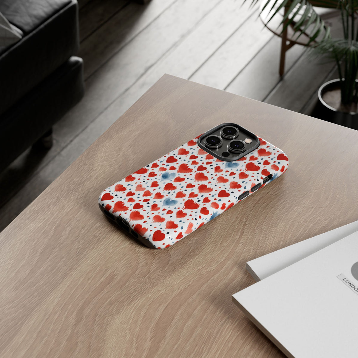 Heart Pattern Phone Case – Stylish & Loving Design for Your Device 227