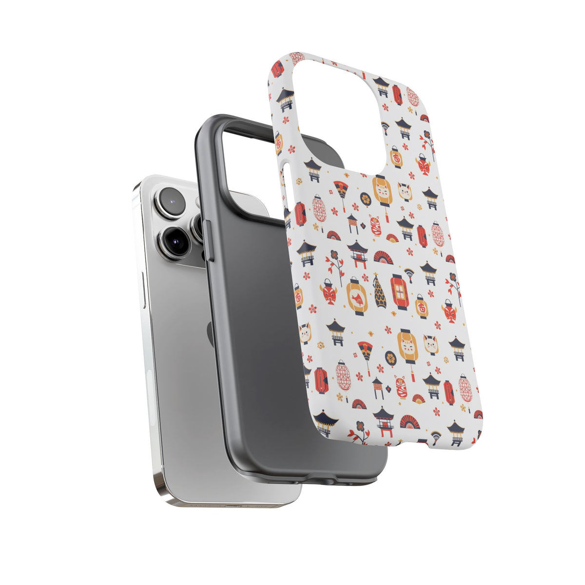 Japanese Pattern Phone Case – Elegant & Timeless Design for Your Phone 121