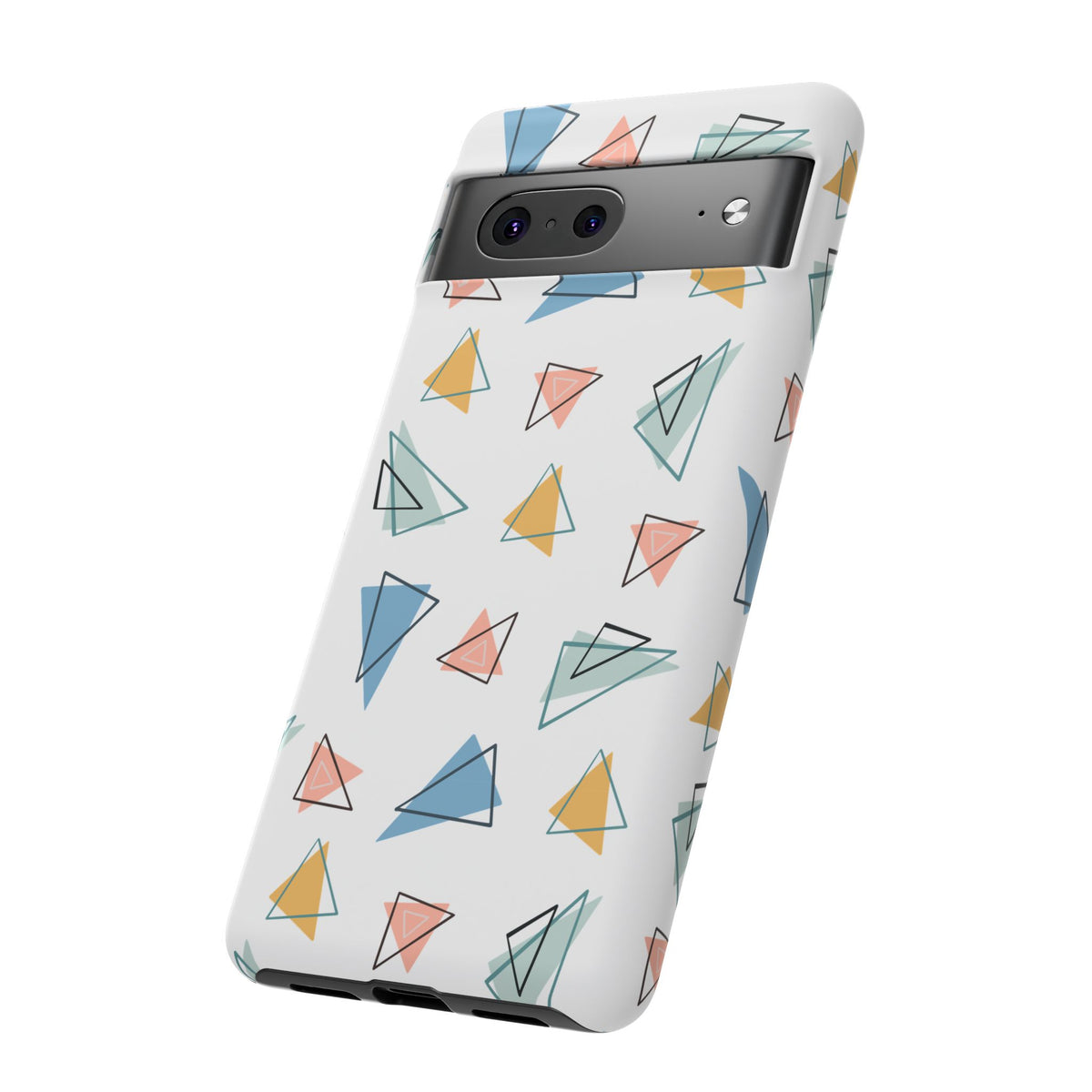 Triangle Pattern Phone Case – Modern & Durable Geometric Design