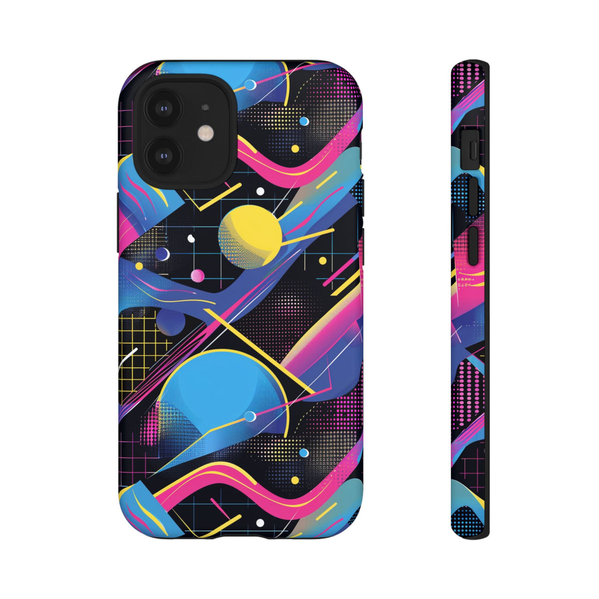 Retro 80s Seamless Phone Case – Vintage Style Meets Modern Protection 14