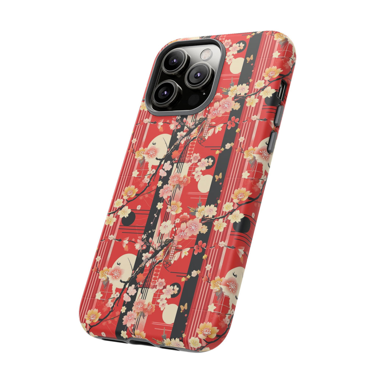 Japanese Pattern Phone Case – Elegant & Timeless Design for Your Phone 026