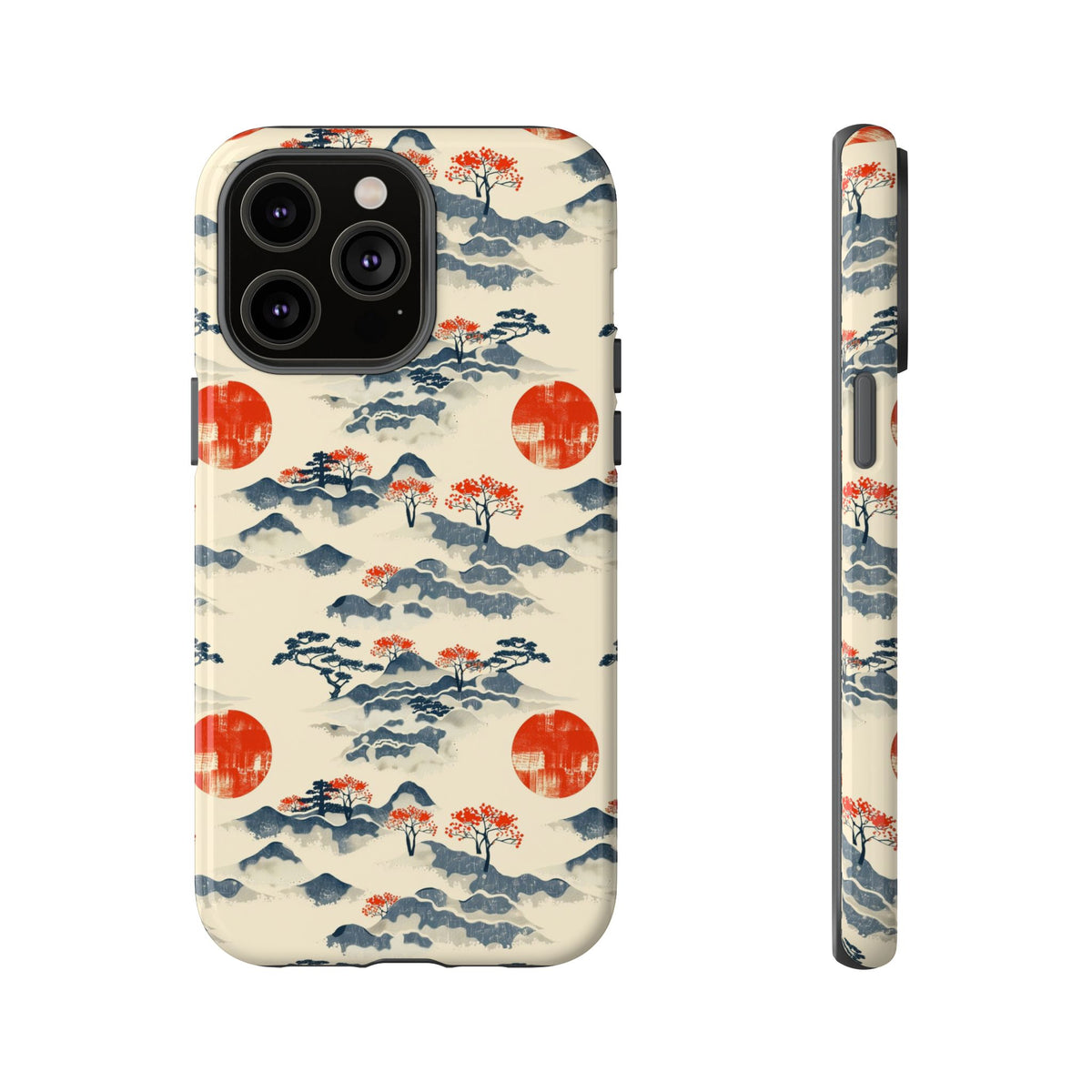 Japanese Pattern Phone Case – Elegant & Timeless Design for Your Phone 085