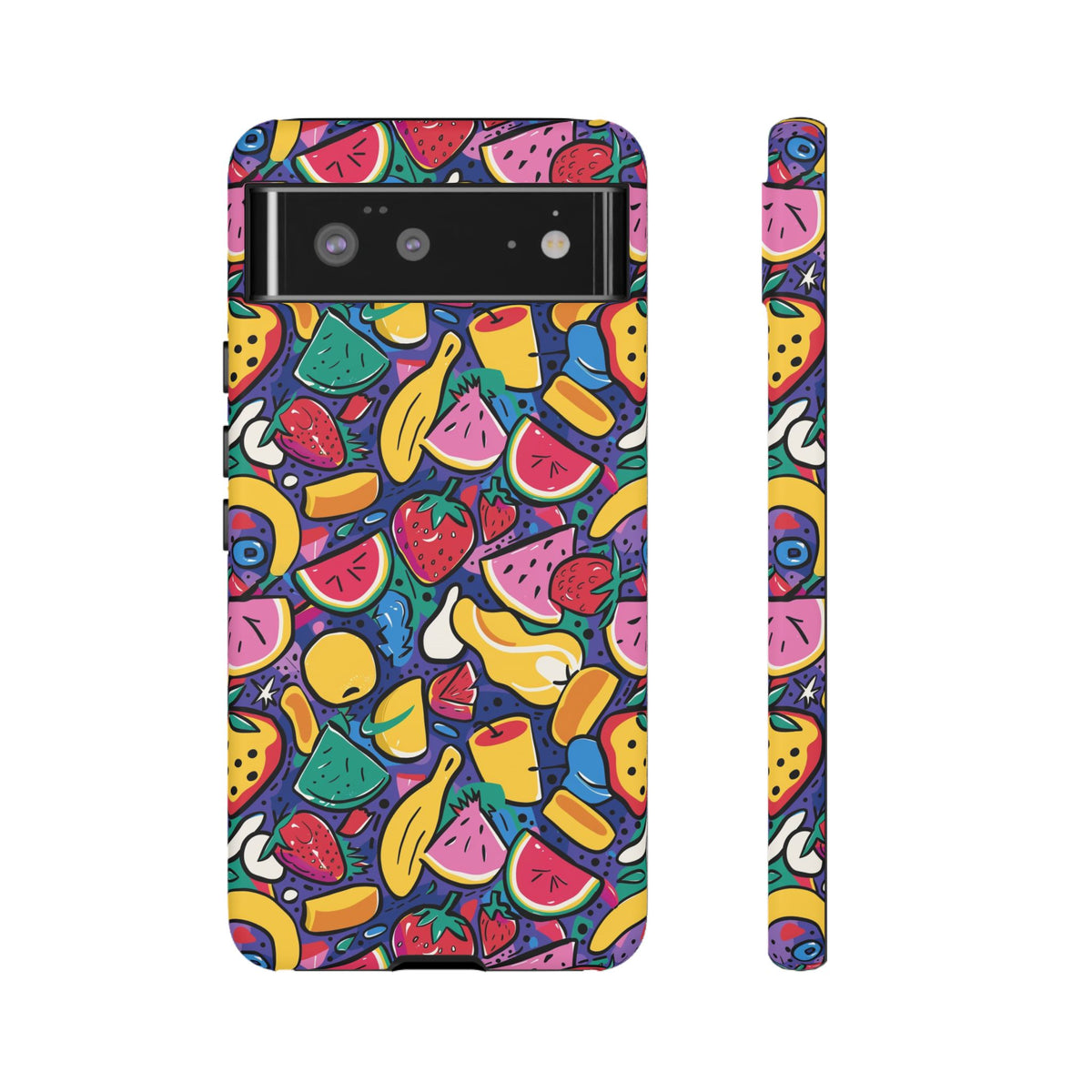 90s Themed Seamless Pattern Phone Case – Embrace Retro Style and Protection 316