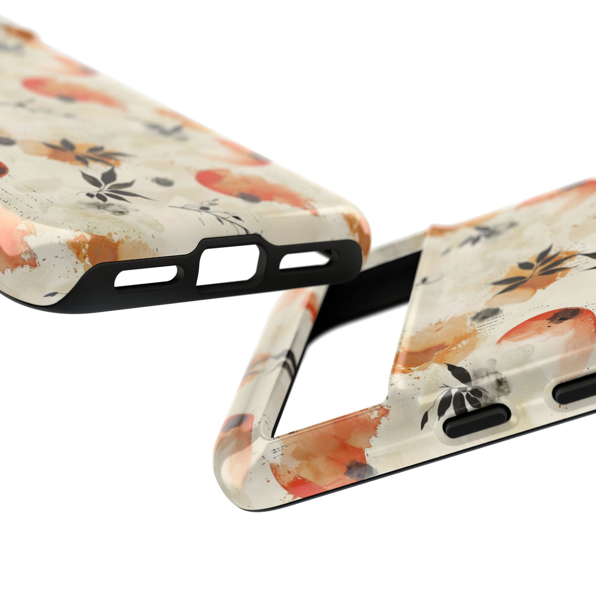 Japanese Pattern Phone Case – Elegant & Timeless Design for Your Phone 058