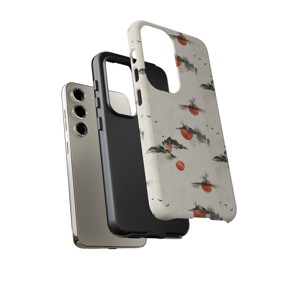 Japanese Pattern Phone Case – Elegant & Timeless Design for Your Phone 502