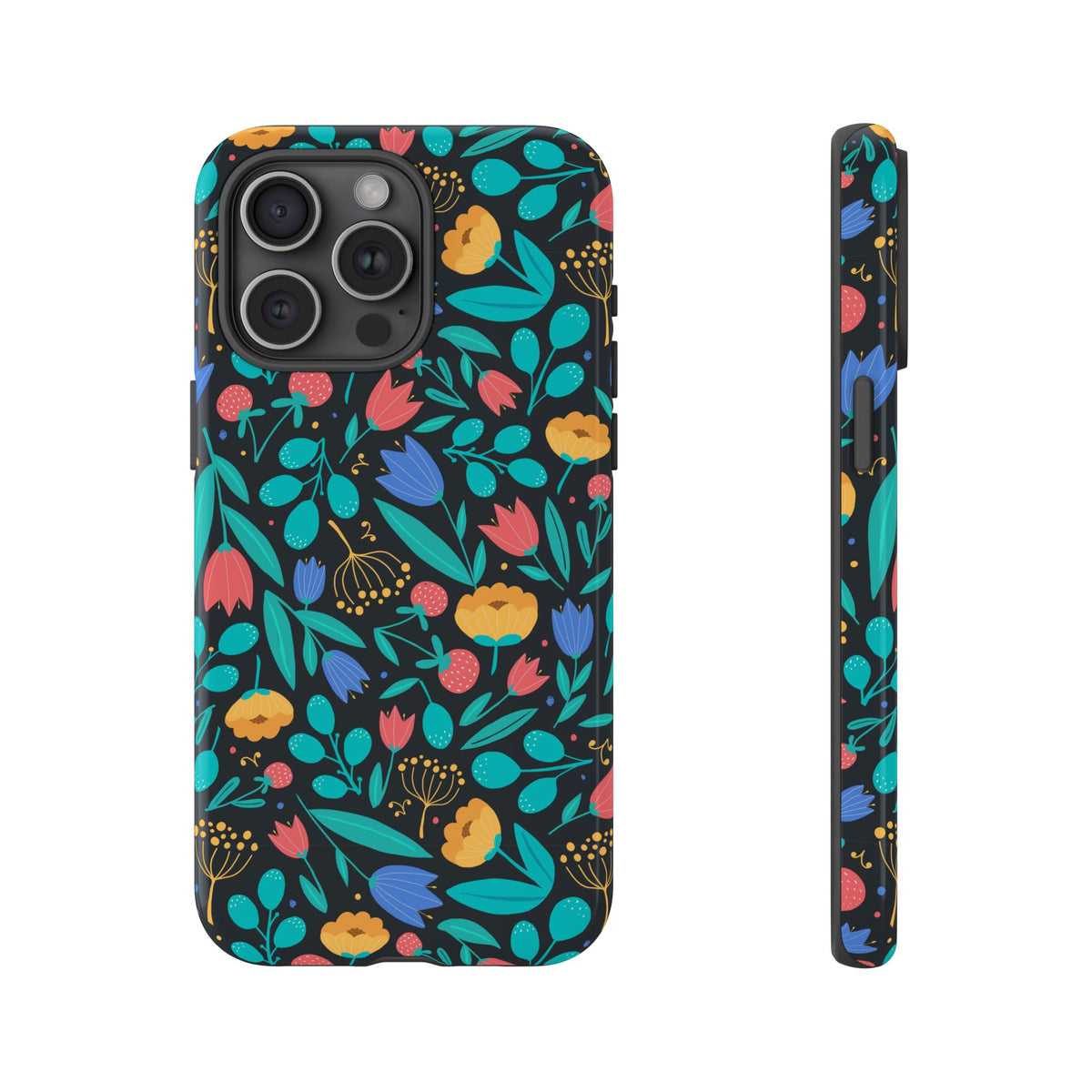 Colorful Little Flower Design Phone Case – Bright and Cheerful Floral Phone Cover