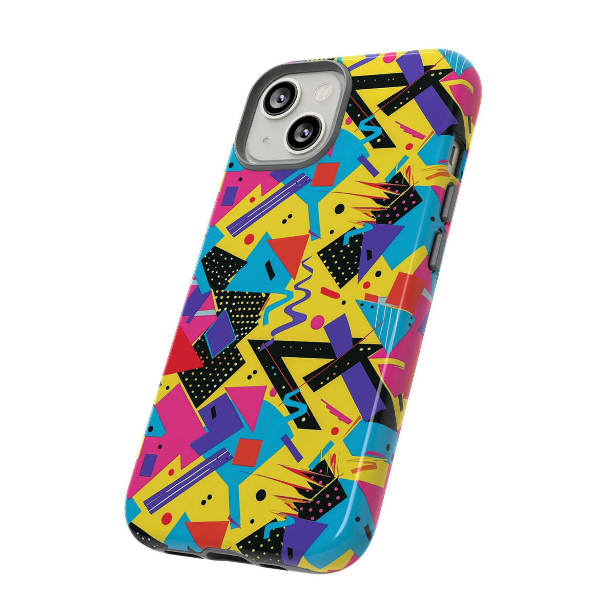 90s Themed Seamless Pattern Phone Case – Embrace Retro Style and Protection 223