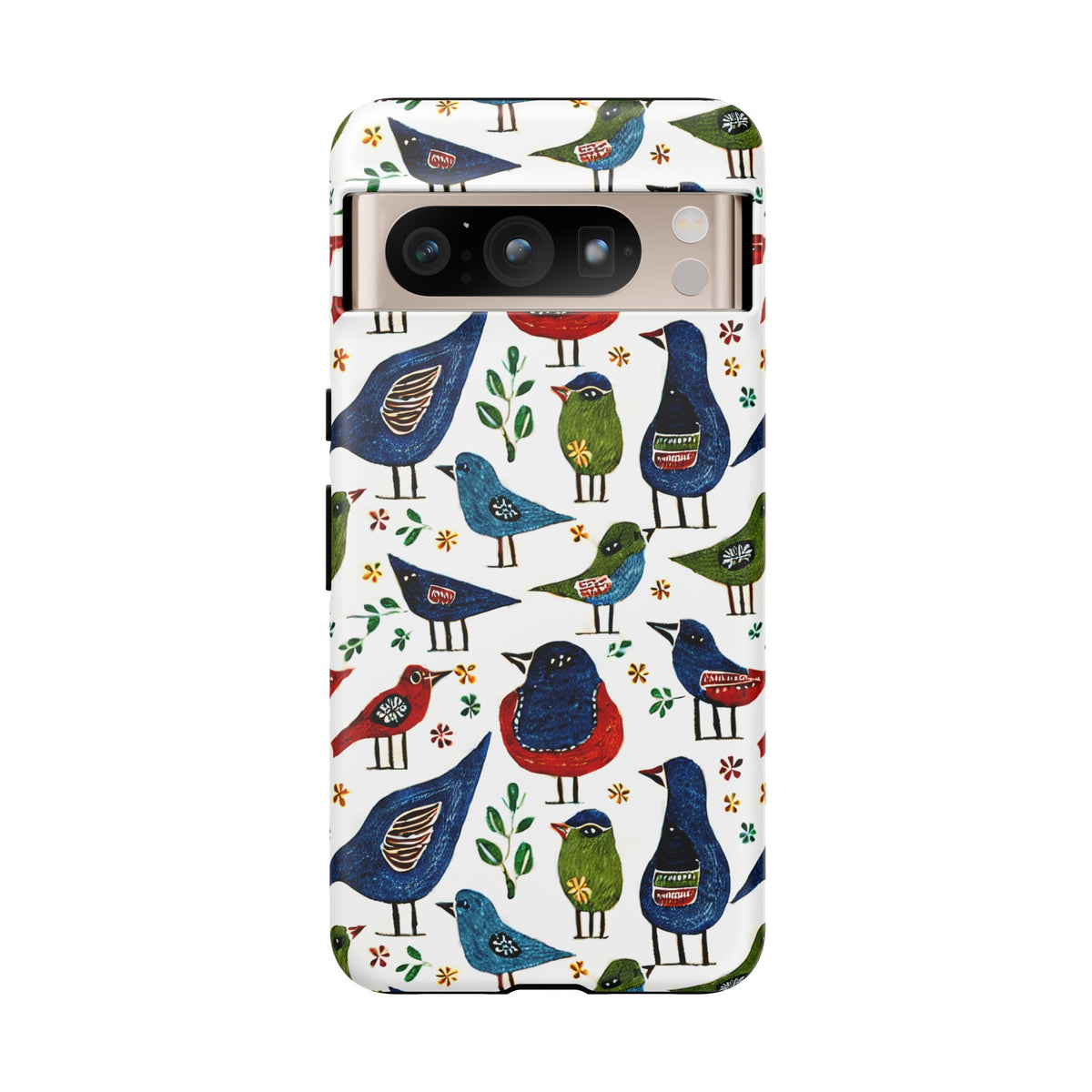 Birds Seamless Pattern Phone Case – Elegant and Timeless Avian Design 12