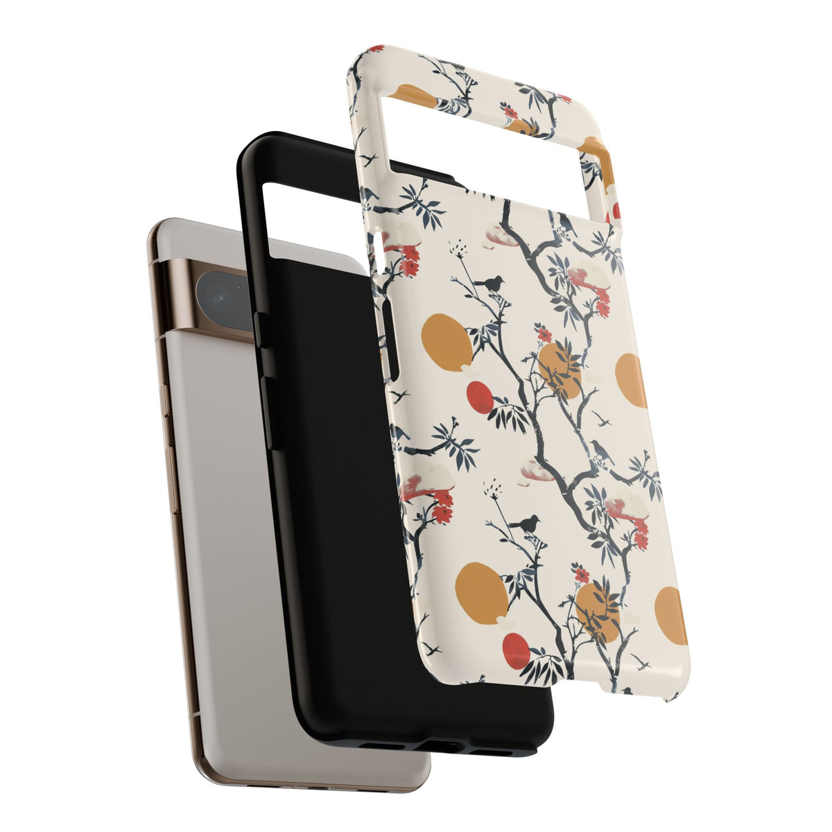 Japanese Pattern Phone Case – Elegant & Timeless Design for Your Phone 054