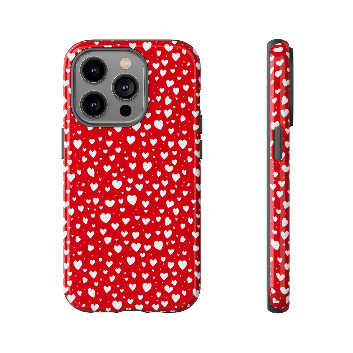 Heart Pattern Phone Case – Stylish & Loving Design for Your Device 819