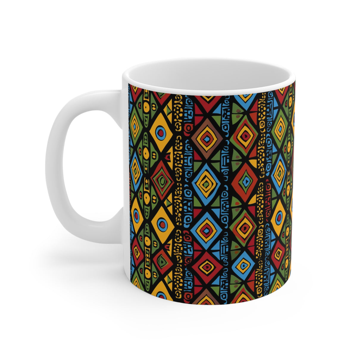 All-Over African Pattern Coffee Mug 646