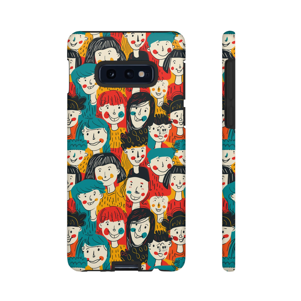 Happy Faces Phone Case – Joyful and Cheerful Design for a Bright Look 3