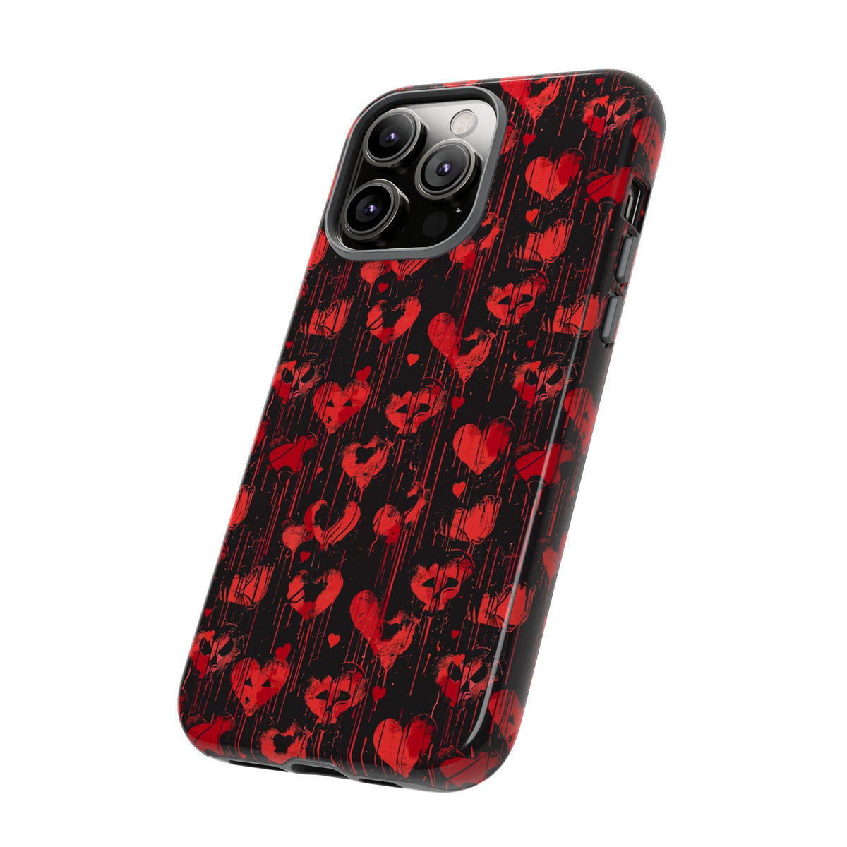 Heart Pattern Phone Case – Stylish & Loving Design for Your Device 825