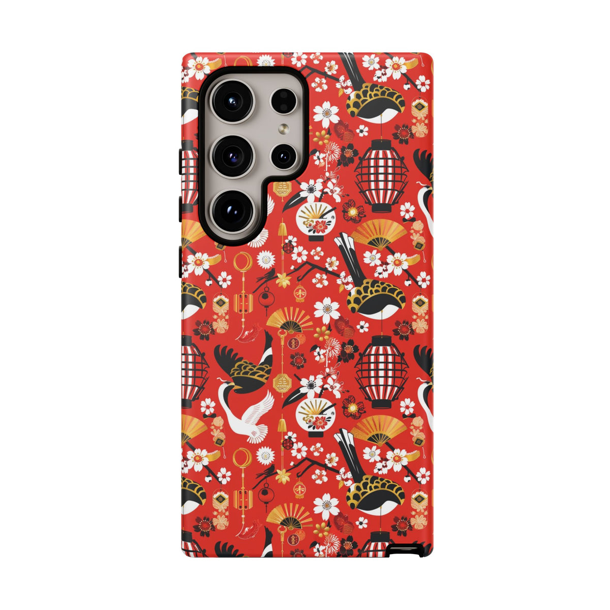 Japanese Pattern Phone Case – Elegant & Timeless Design for Your Phone 056