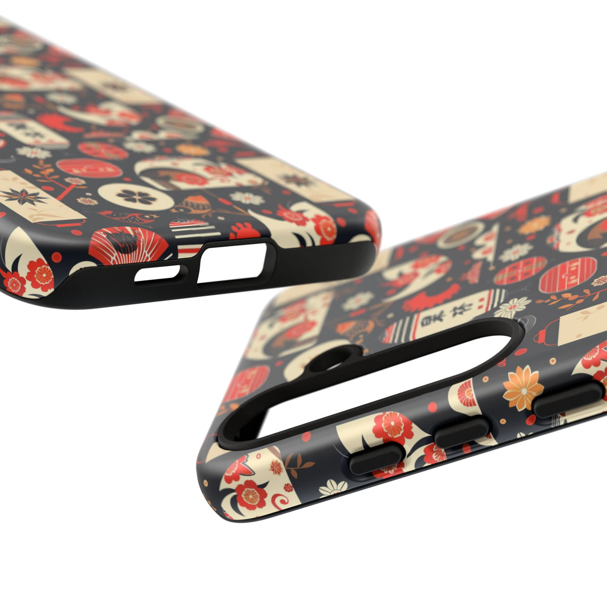 Japanese Pattern Phone Case – Elegant & Timeless Design for Your Phone 069