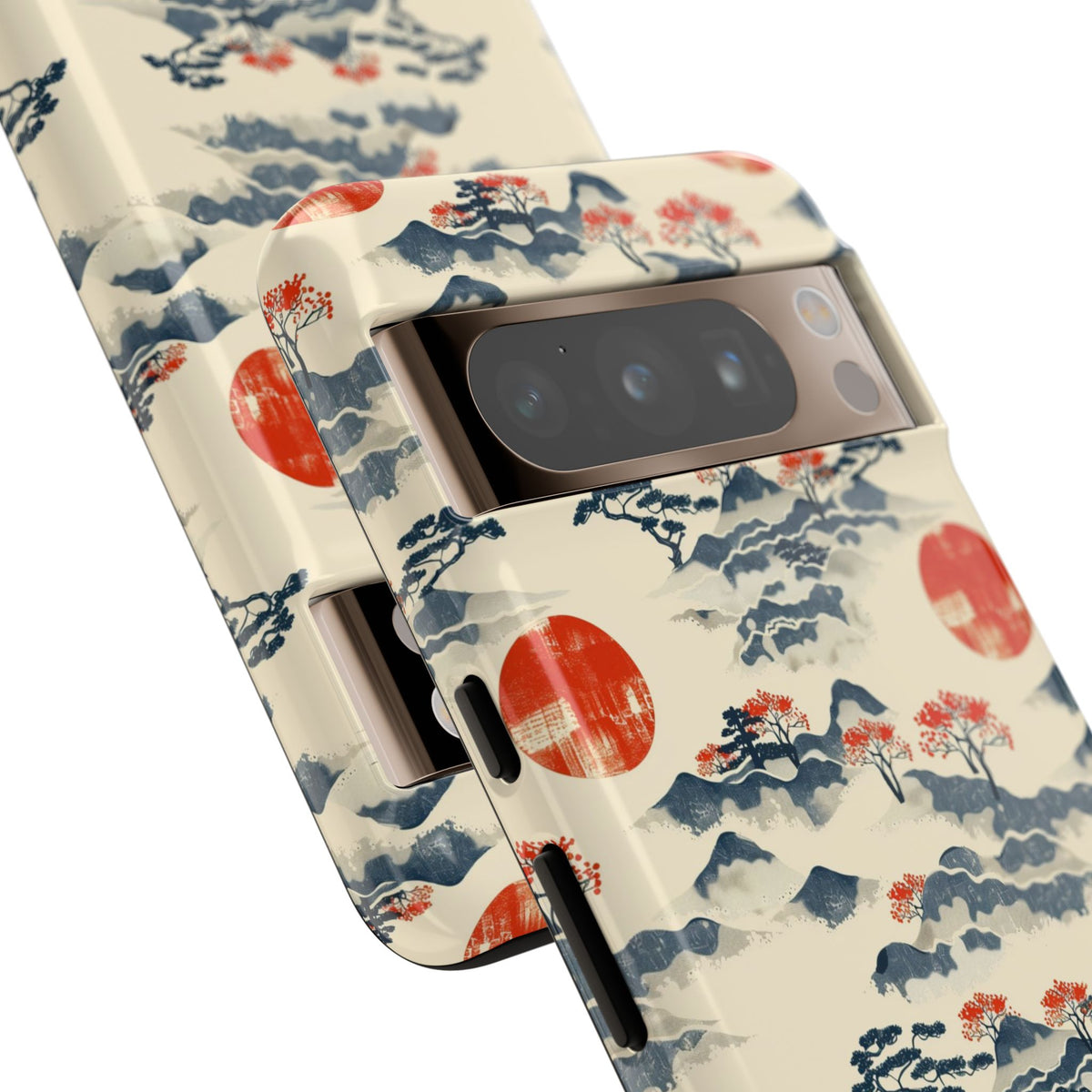 Japanese Pattern Phone Case – Elegant & Timeless Design for Your Phone 085