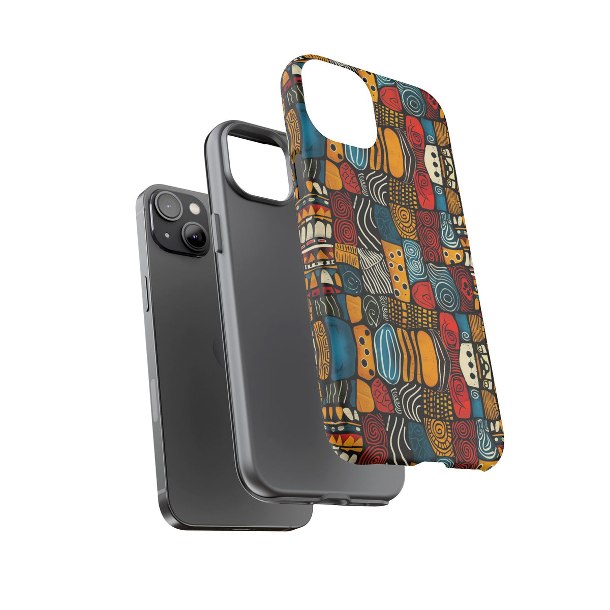 Stylish African Pattern Phone Case – Unique and Vibrant Protection 159