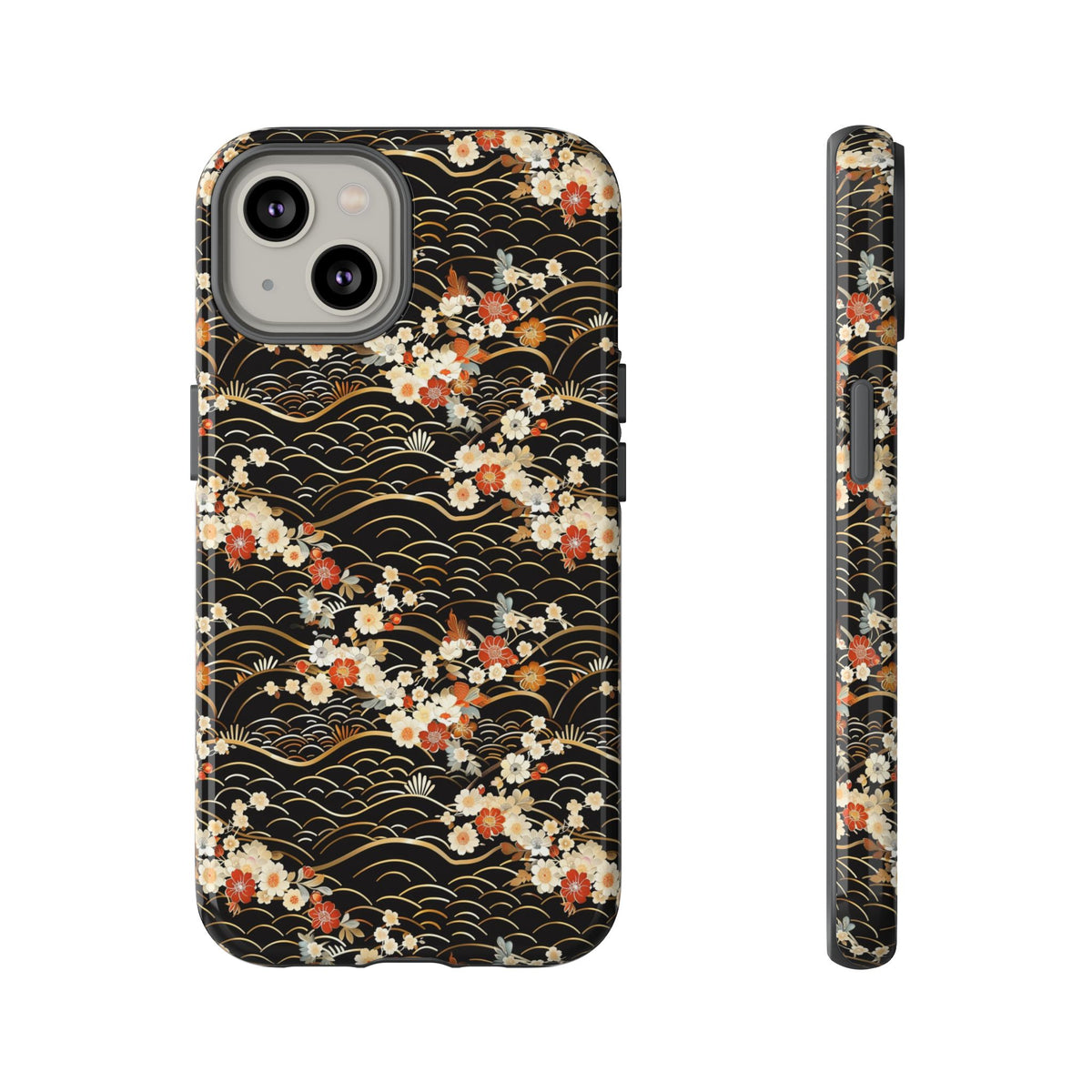 Japanese Pattern Phone Case – Elegant & Timeless Design for Your Phone 097