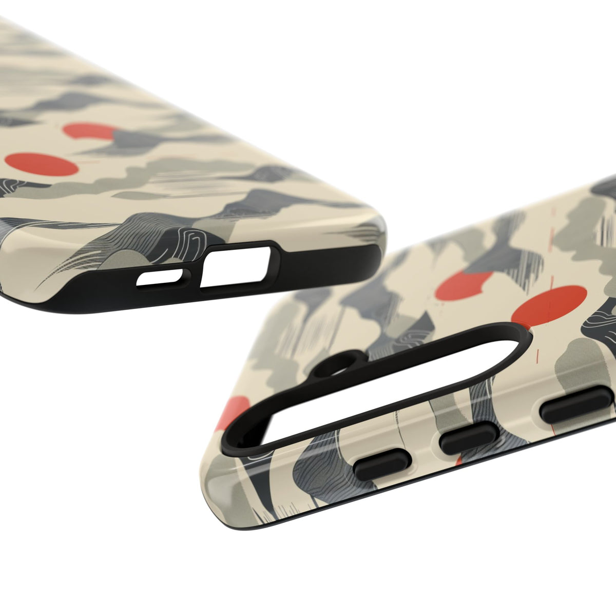 Japanese Pattern Phone Case – Elegant & Timeless Design for Your Phone 048