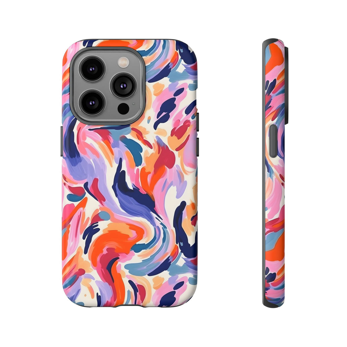 Abstract Painting Design Phone Case – Modern Art-Inspired Phone Cover 3