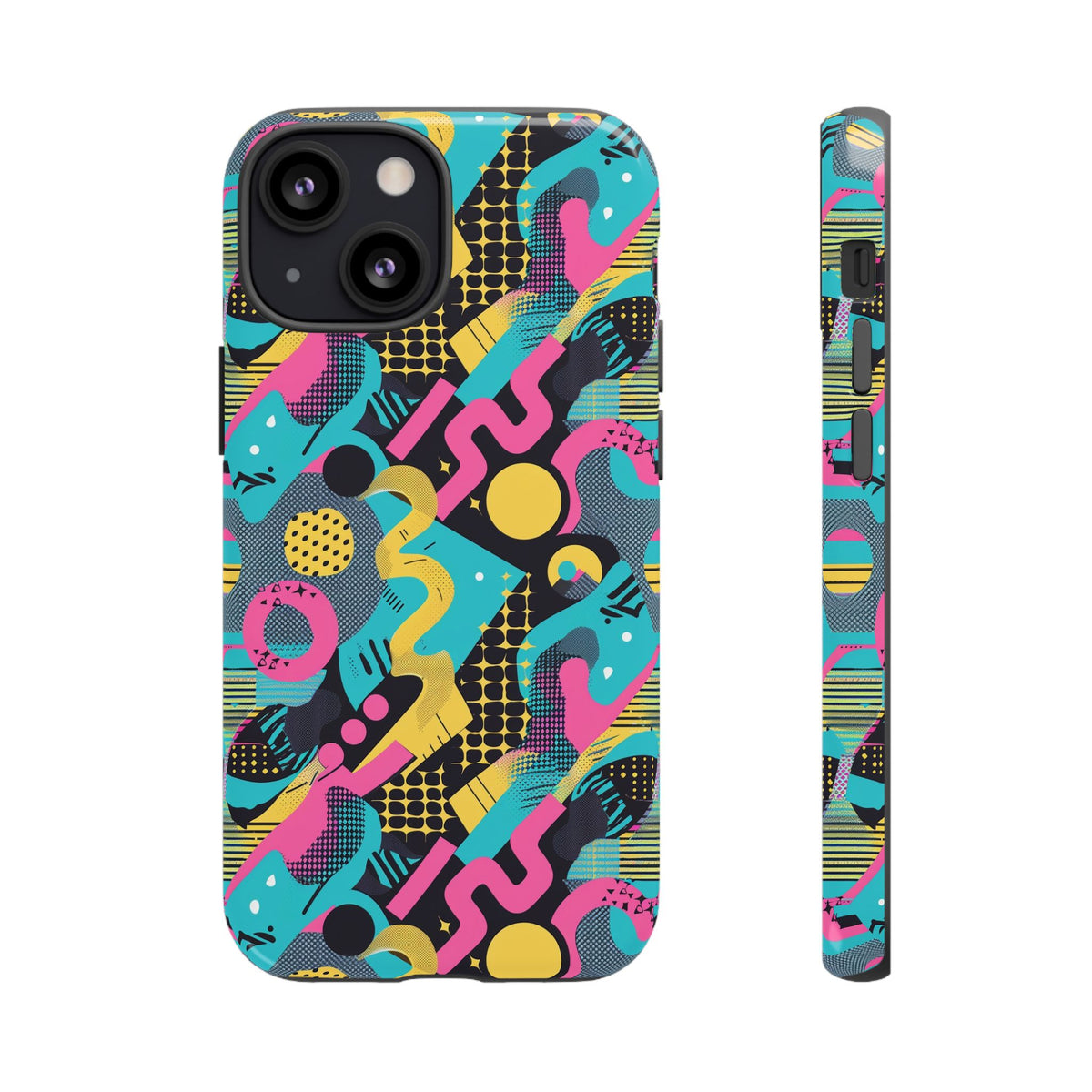 Retro 80s Seamless Phone Case – Vintage Style Meets Modern Protection 138