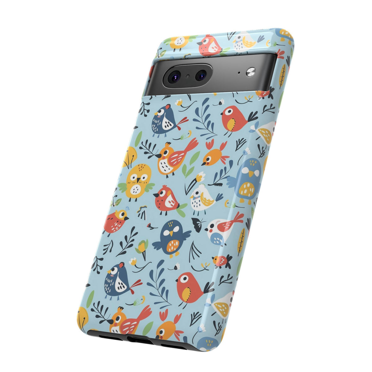 Birds Seamless Pattern Phone Case – Elegant and Timeless Avian Design 7