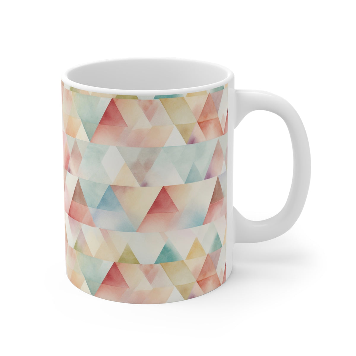 Various Watercolor Design All Over Coffee Mug – Unique Artistic Ceramic Coffee Cup 453