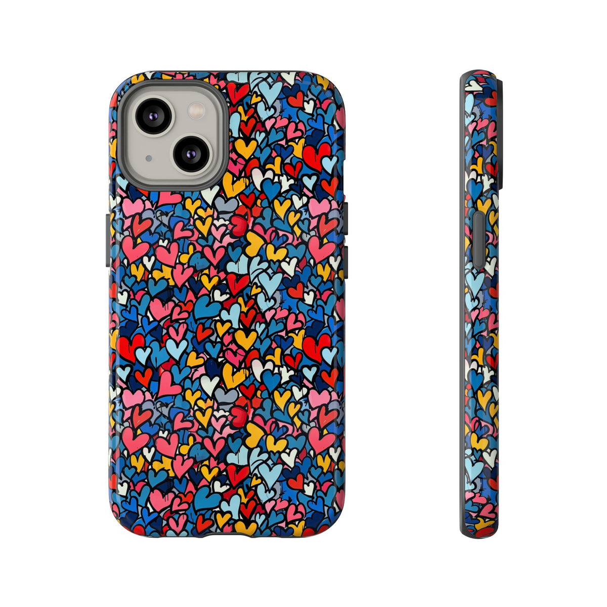 Heart Pattern Phone Case – Stylish & Loving Design for Your Device 820