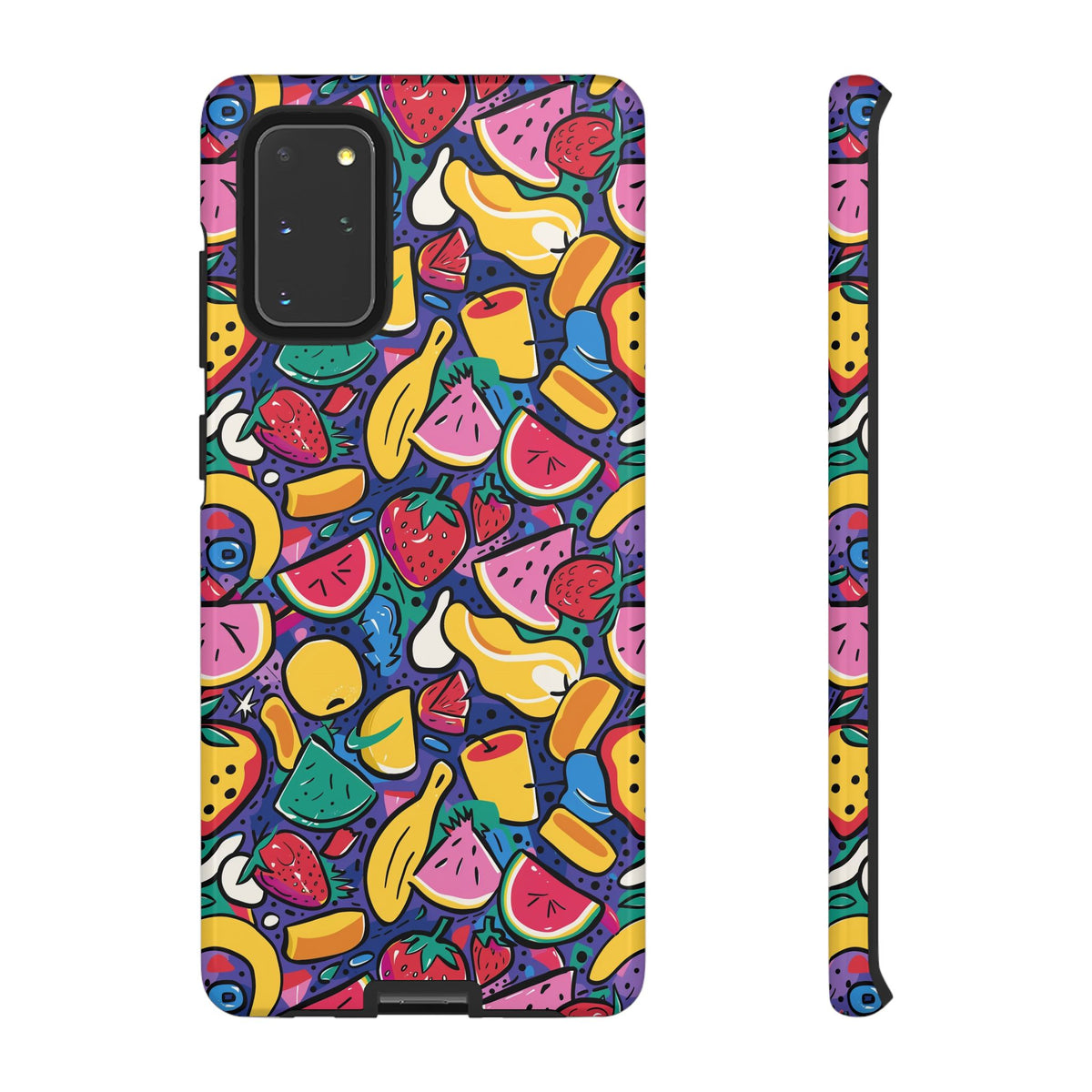 90s Themed Seamless Pattern Phone Case – Embrace Retro Style and Protection 316