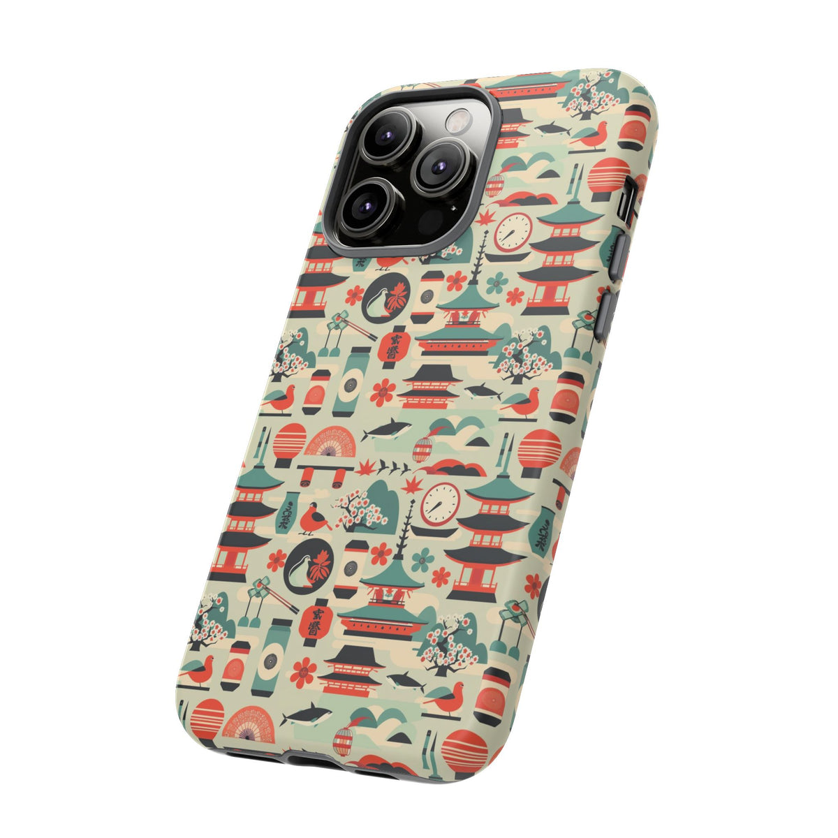 Japanese Pattern Phone Case – Elegant & Timeless Design for Your Phone 105