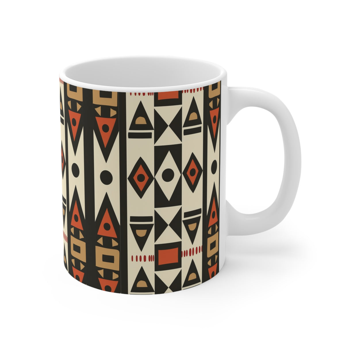 All-Over African Pattern Coffee Mug 698