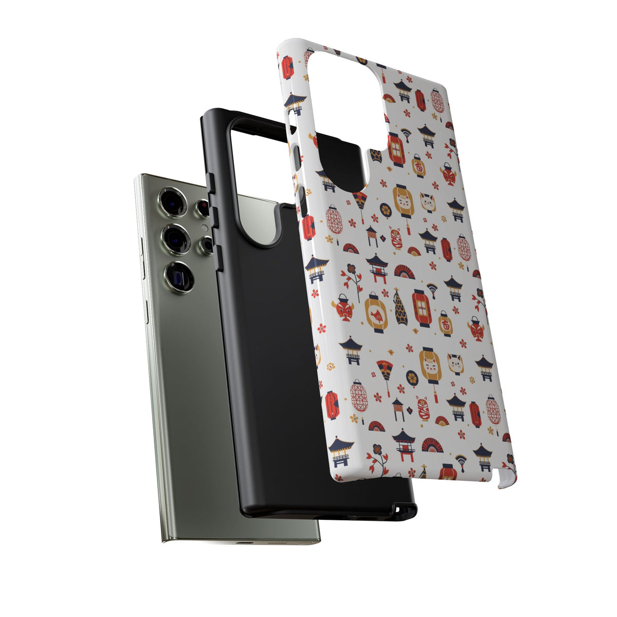 Japanese Pattern Phone Case – Elegant & Timeless Design for Your Phone 121