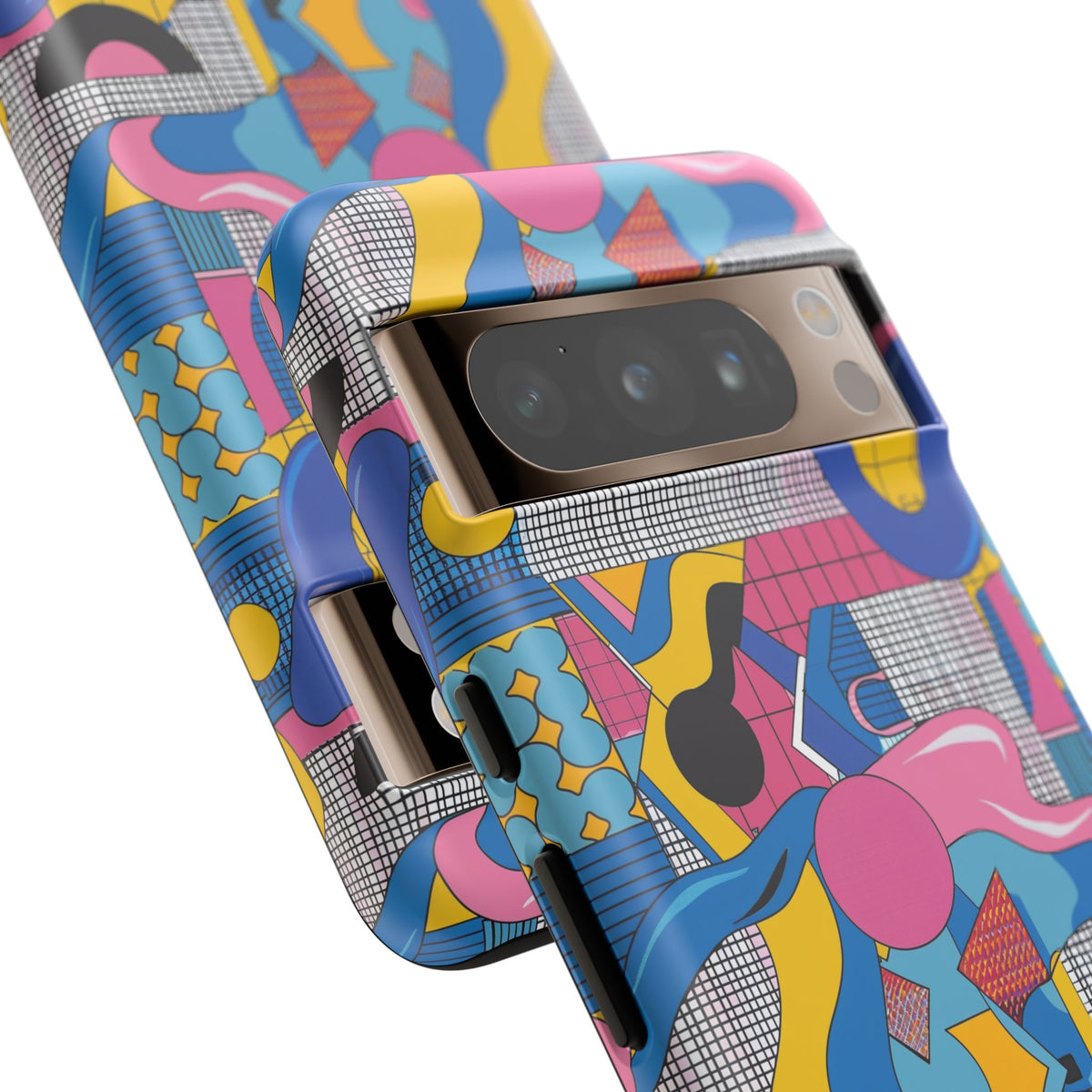 90s Themed Seamless Pattern Phone Case – Embrace Retro Style and Protection 224