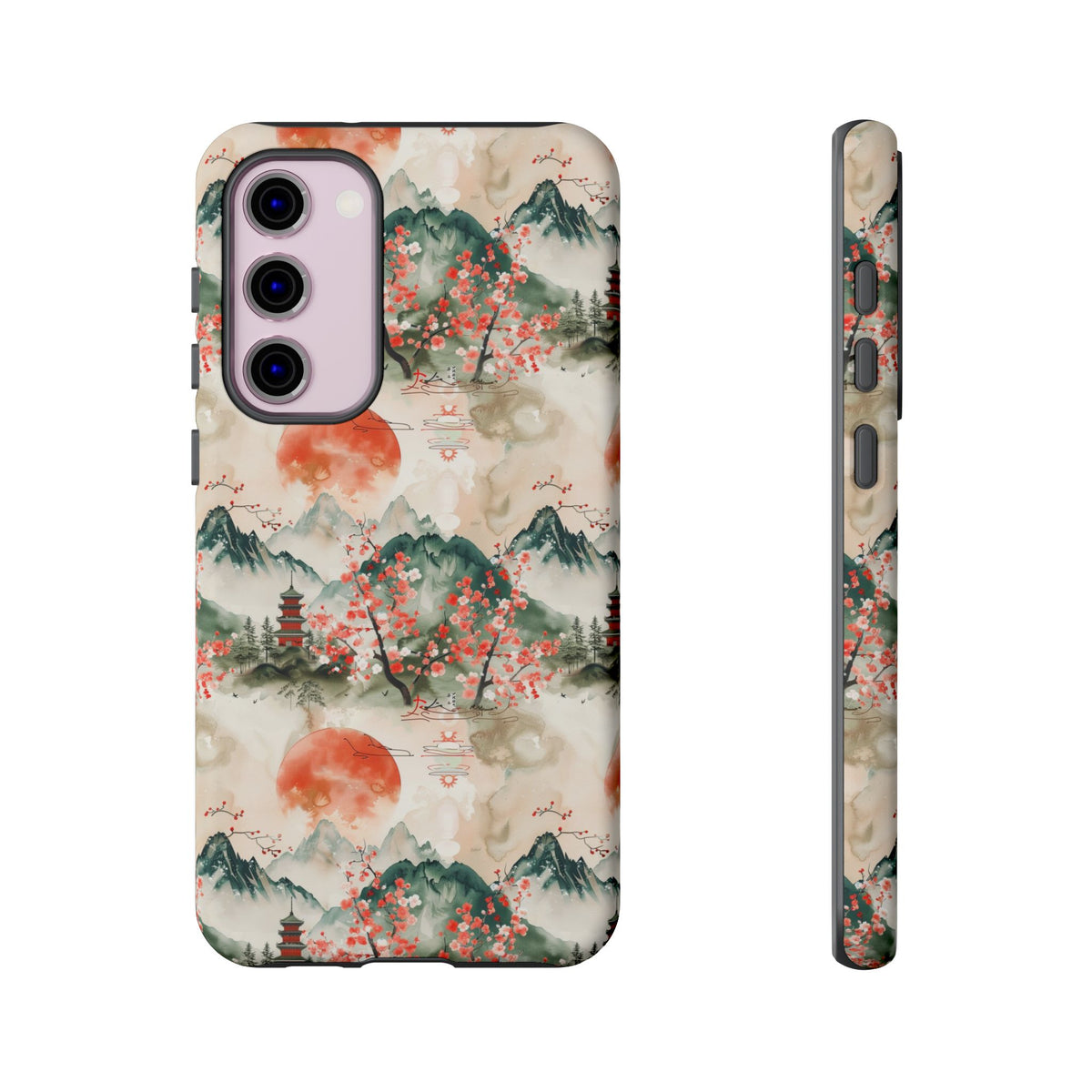 Japanese Pattern Phone Case – Elegant & Timeless Design for Your Phone 057