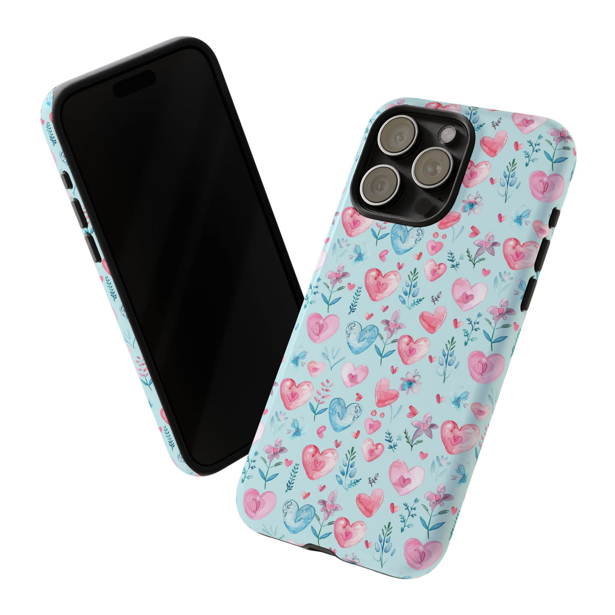 Heart Pattern Phone Case – Stylish & Loving Design for Your Device 228