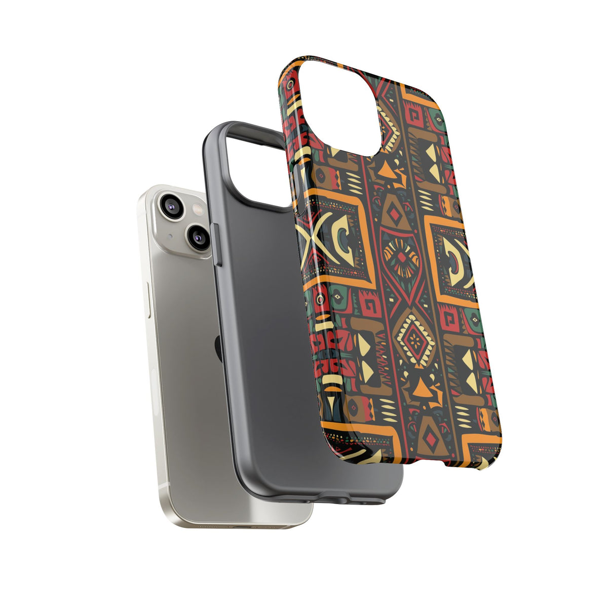 Stylish African Pattern Phone Case – Unique and Vibrant Protection 164