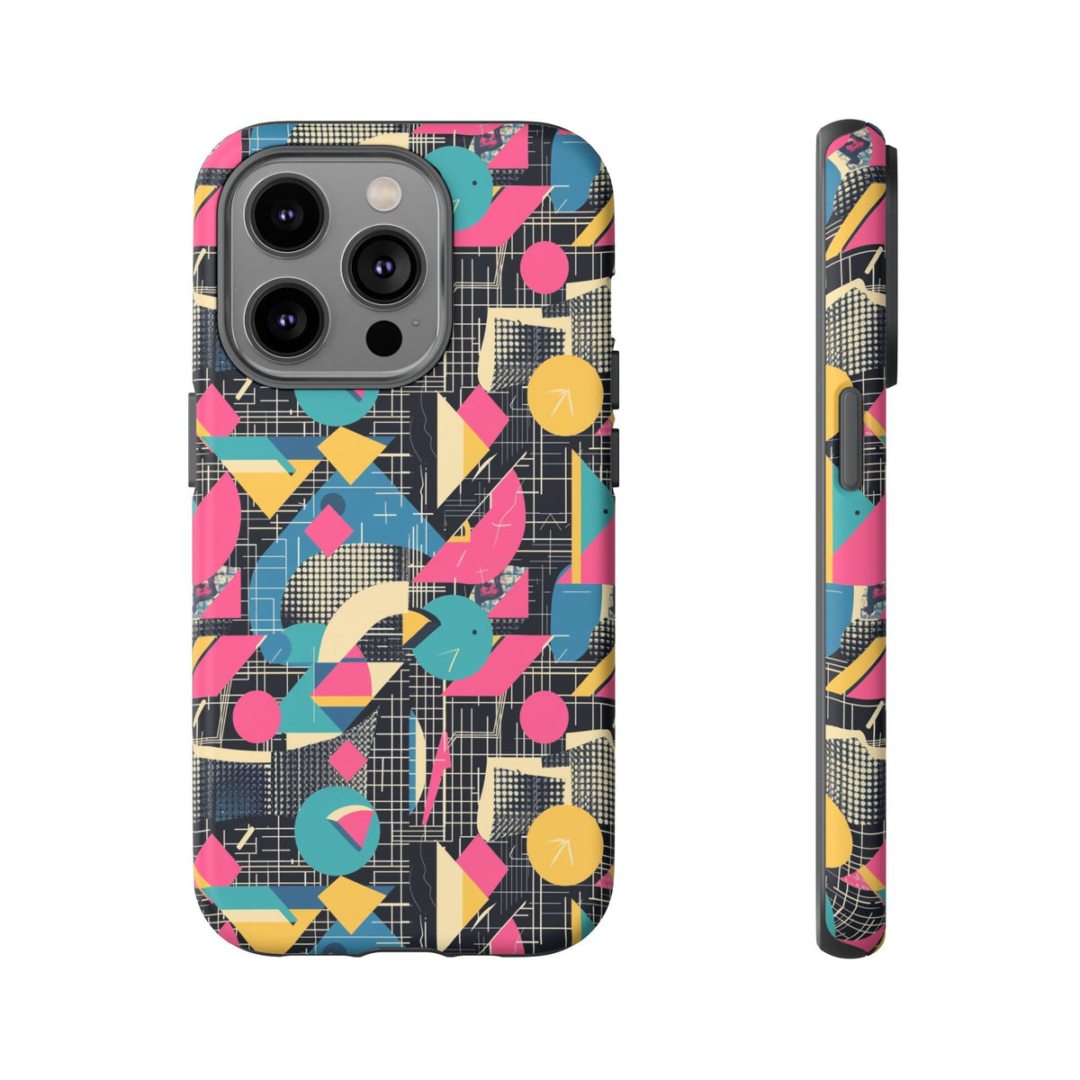 Retro 80s Seamless Phone Case – Vintage Style Meets Modern Protection 266