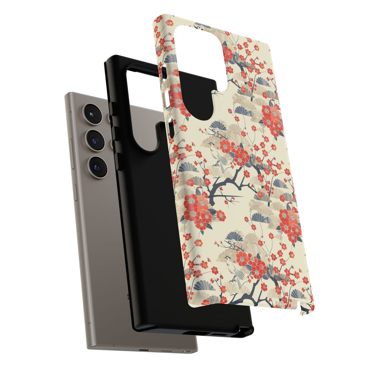 Japanese Pattern Phone Case – Elegant & Timeless Design for Your Phone 031